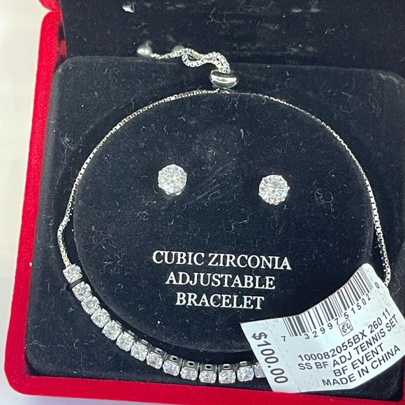 BNIB Bracelet with eating set Silver - Picture 2 of 10